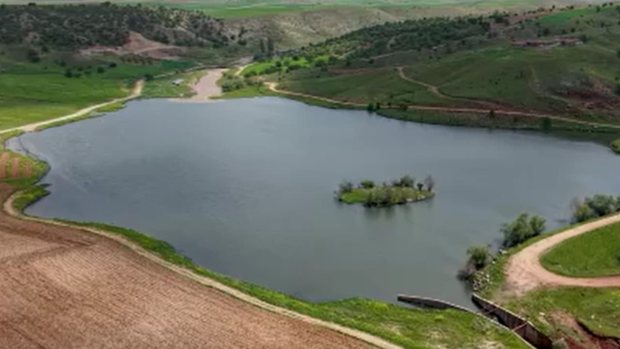 Kırıkkale'deki göletler yağışlarla doldu, çiftçiler sevindi