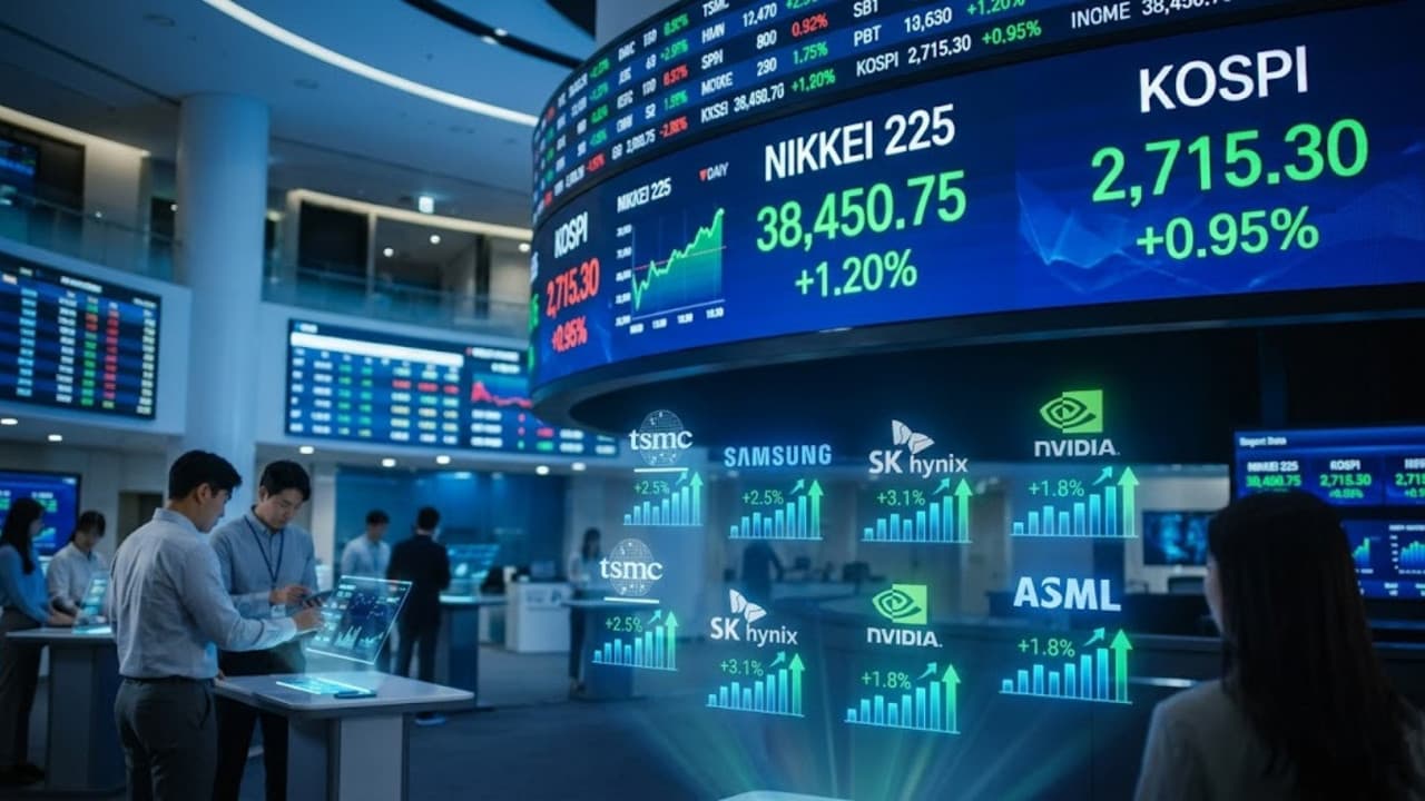 Asya borsaları yapay zeka hisseleriyle yükseliş gösteriyor