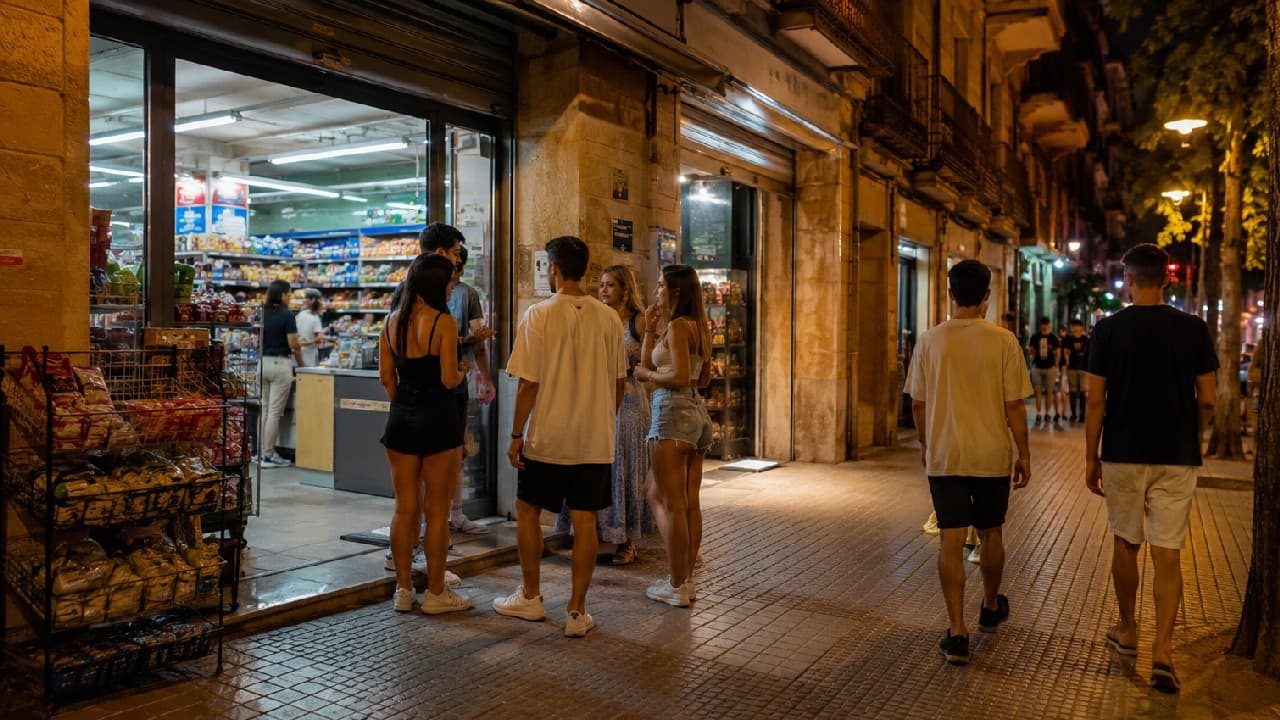 Barcelona'da 24 saat açık marketlere yeni kısıtlamalar getirildi
