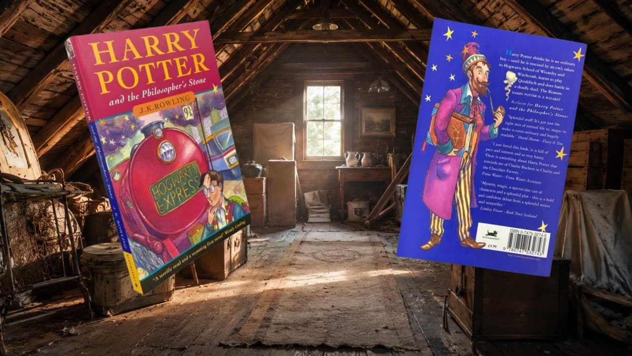 Tavan arasında bulunan Harry Potter kitabı 1 milyon TL'ye satıldı