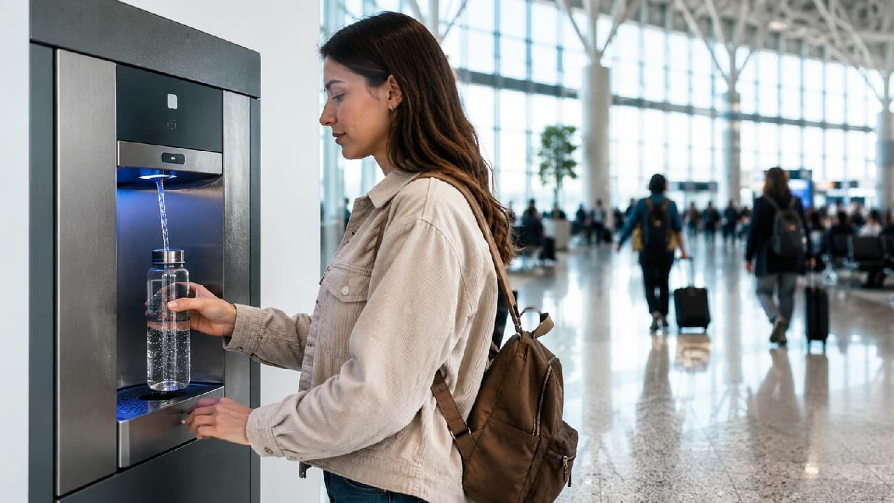 Havalimanlarında ücretsiz su uygulaması yaygınlaşıyor