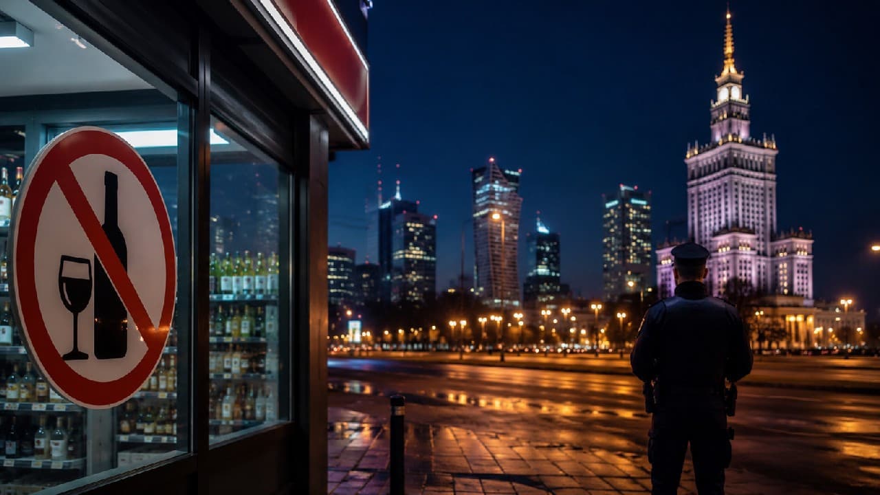 Varşova'da gece alkol satışı yasaklandı