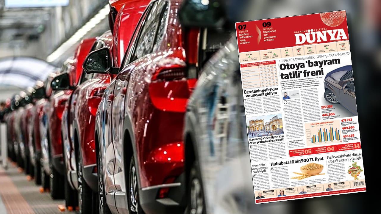 Mayıs ayında otomotiv pazarı yüzde 22,5 daraldı