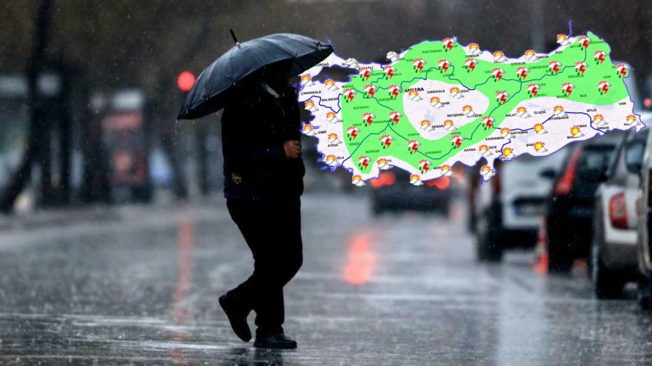 Meteoroloji sağanak yağış uyarısı yaptı, hava parçalı bulutlu olacak