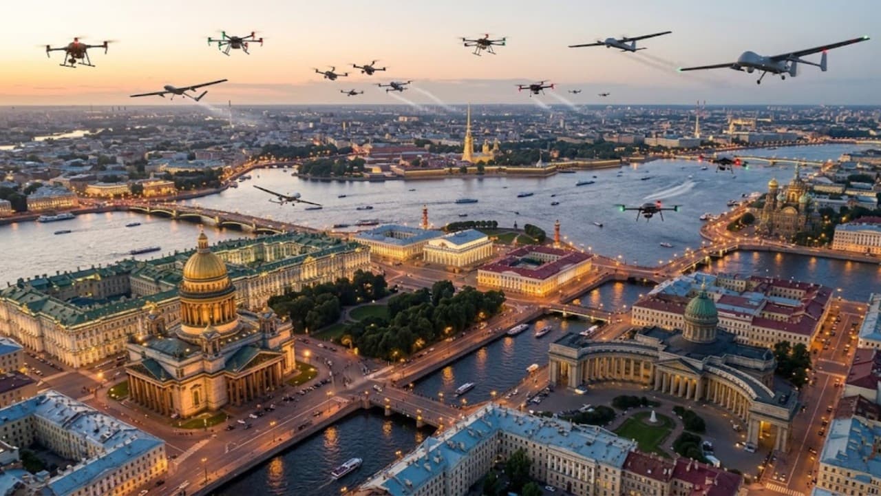 Ukrayna insansız hava araçlarıyla St. Petersburg bölgesini hedef aldı