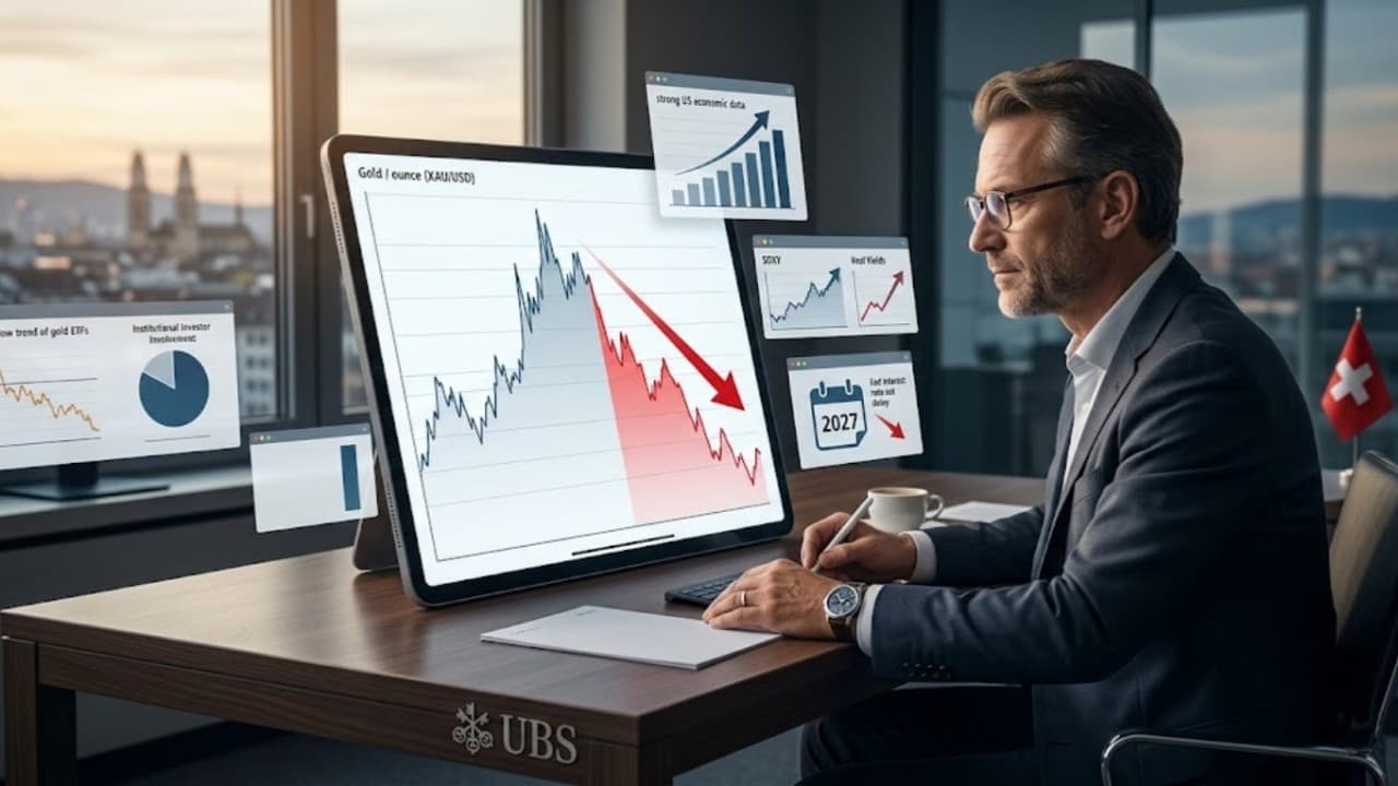 UBS, altın fiyatlarında düşüş öngörüyor