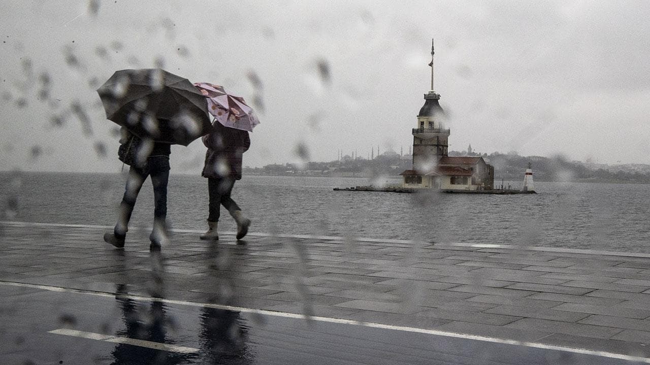 İstanbul'da gece hava durumu için uyarı yapıldı