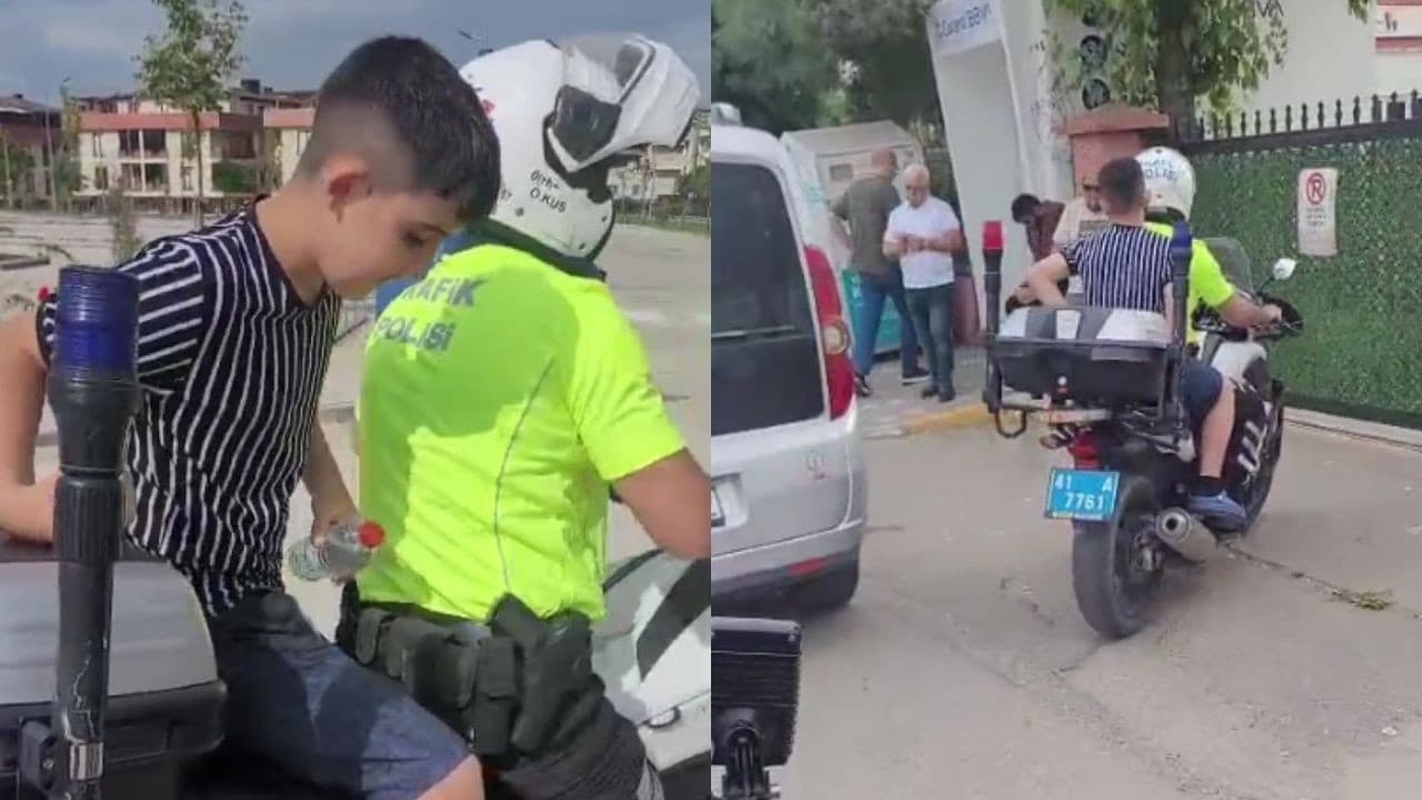 Sınav öncesi kimliğini kaybeden öğrenciye polis yardımı