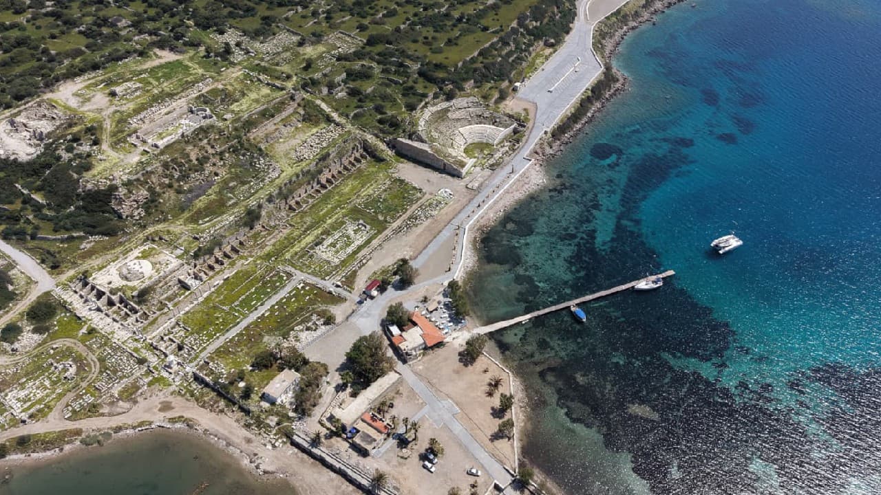 Knidos Ören Yeri'nde çevre düzenlemesi ve yeni gezi rotaları tamamlandı