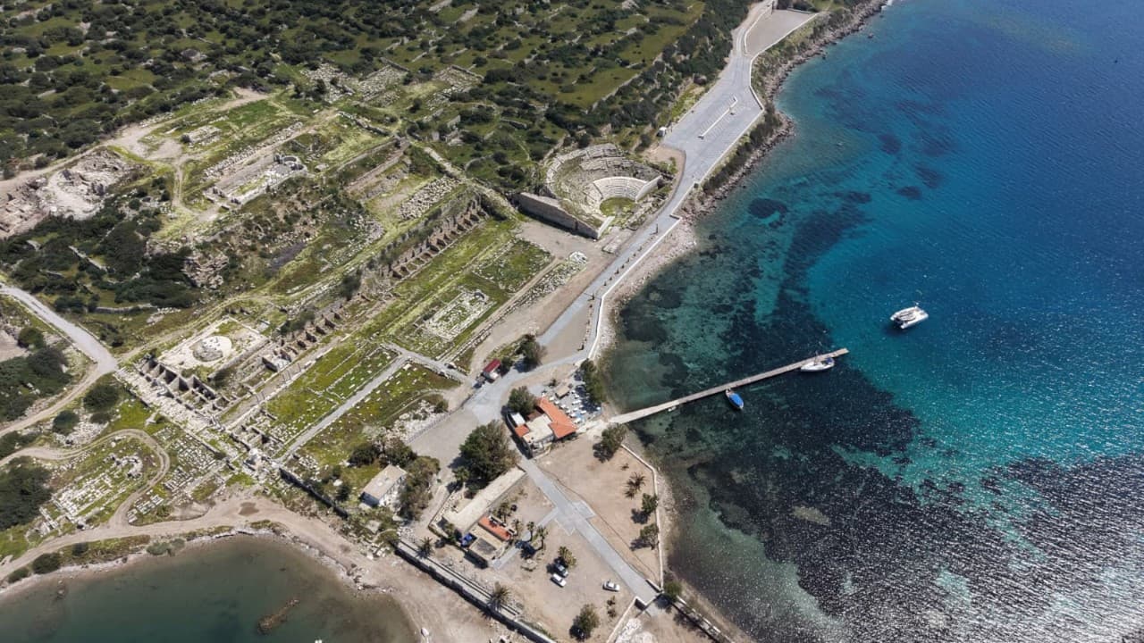 Knidos Ören Yeri yeni düzenlemelerle ziyarete açıldı