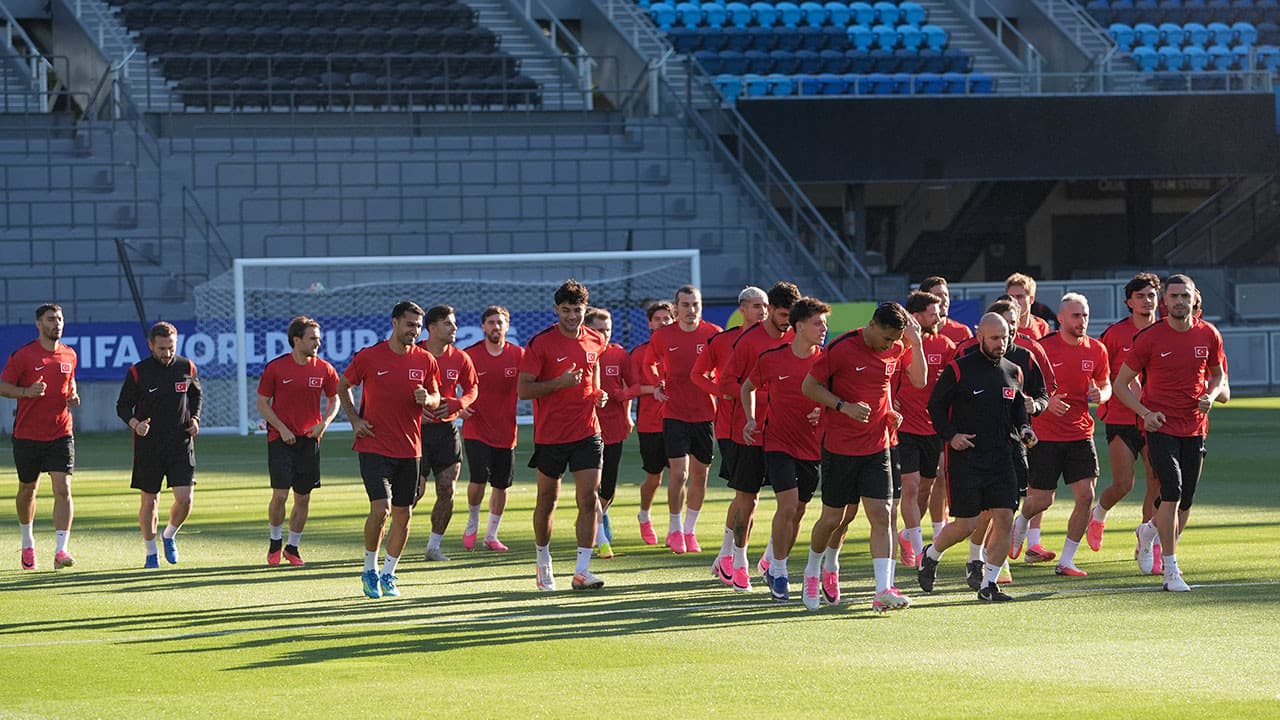 A Milli Futbol Takımı, San Jose'de antrenman yaptı