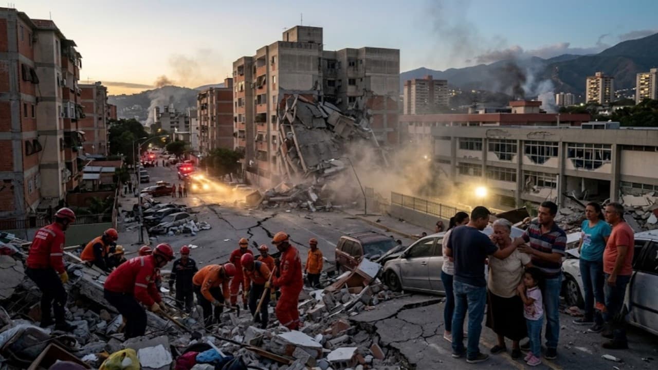 Venezuela'da deprem Karakas'ı etkiledi, yıkım artıyor