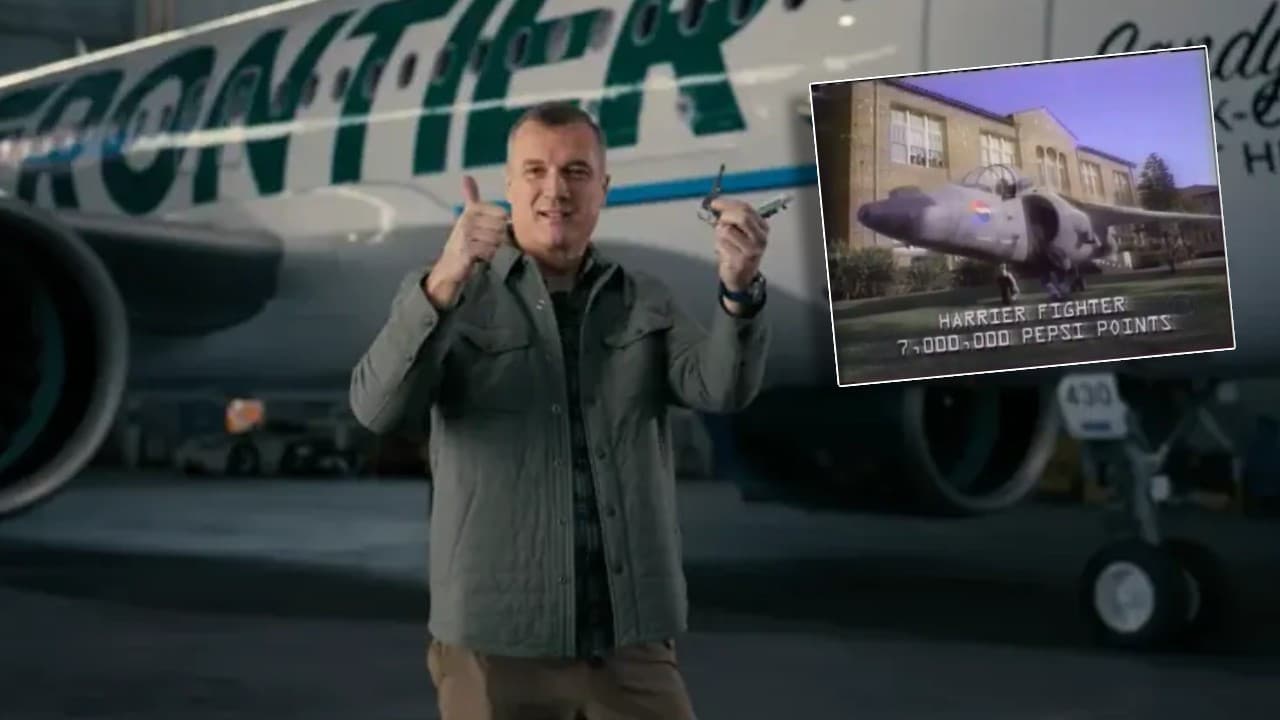 Pepsi'nin 1996 reklamındaki uçak hediyesi yıllar sonra gerçek oldu