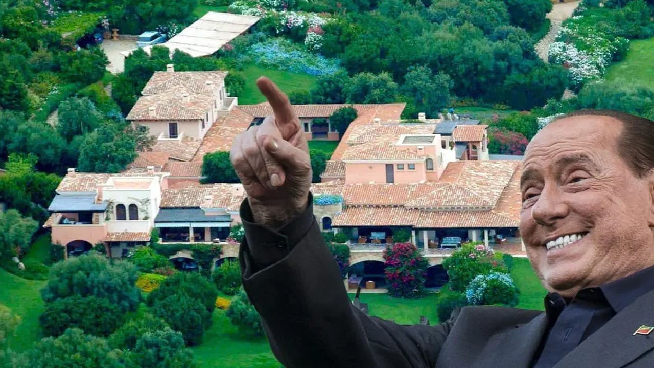 Berlusconi'nin Villa Certosa'sı 350 milyon Euro'ya Katarlılara satıldı