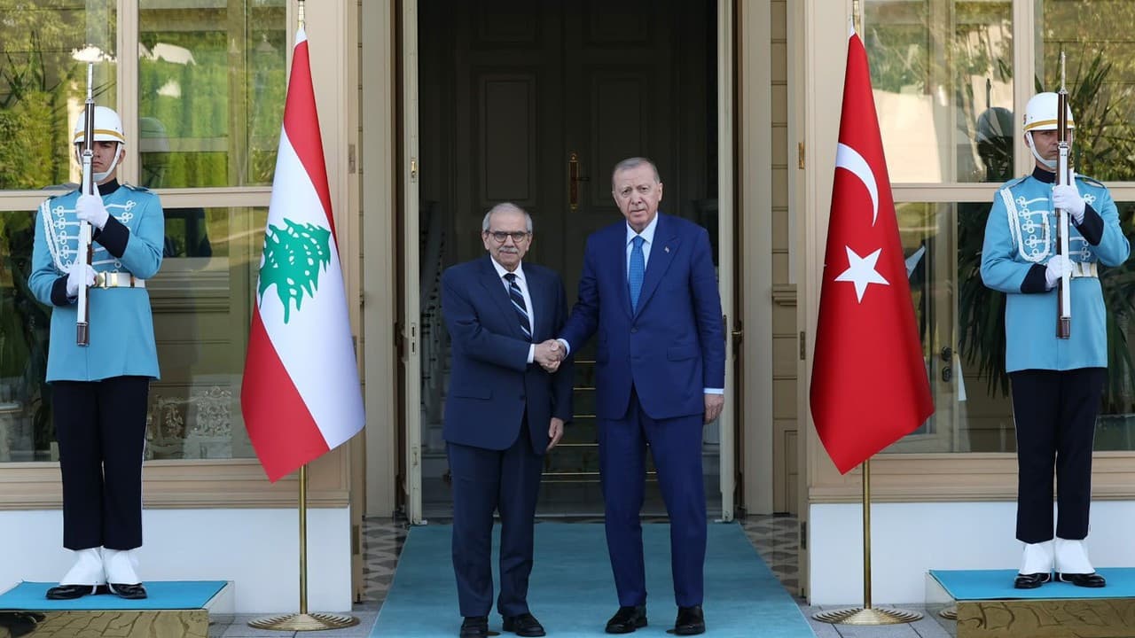 Cumhurbaşkanı Erdoğan, Lübnan Başbakanı Salam ile İstanbul'da görüştü