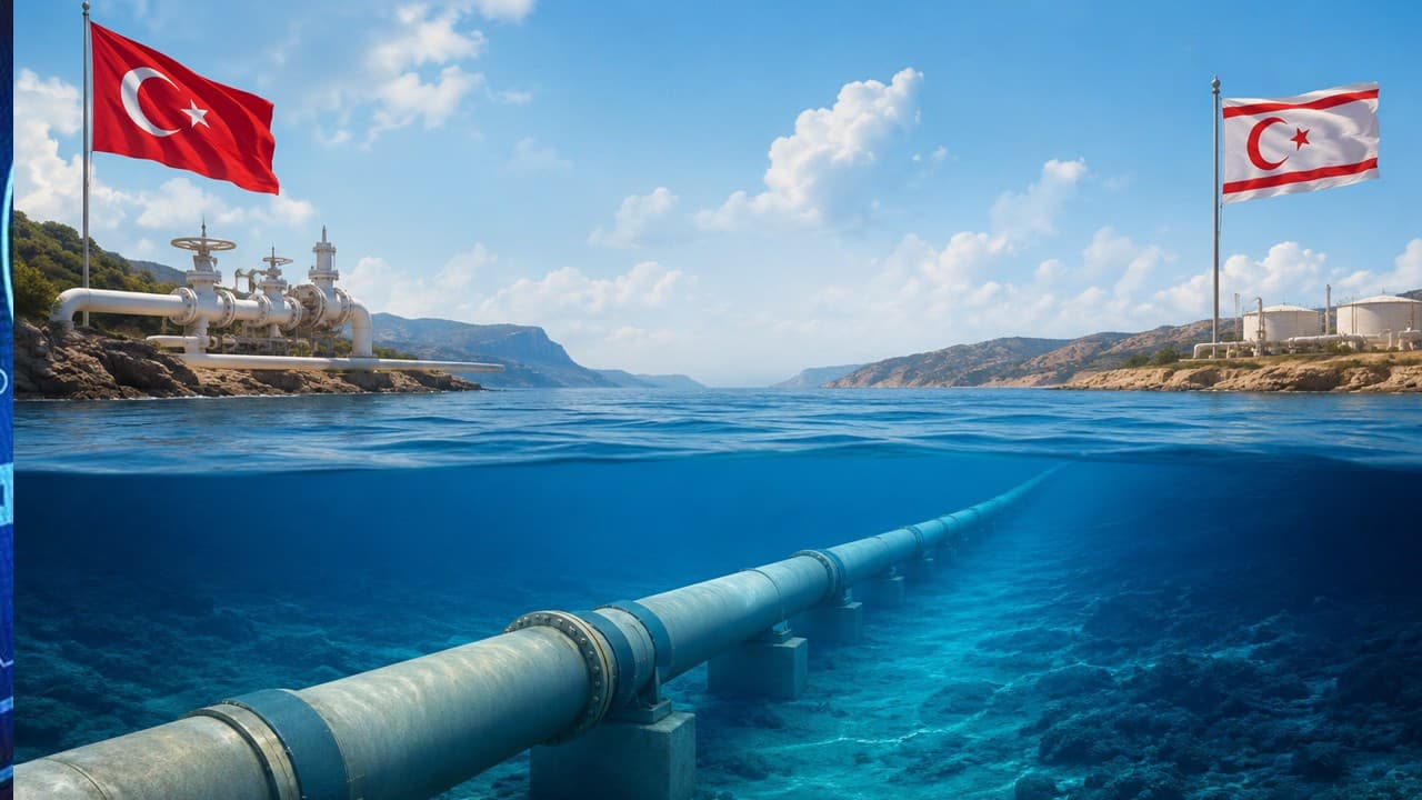 Türkiye ile KKTC arasında 101 kilometrelik doğal gaz hattı inşa edilecek