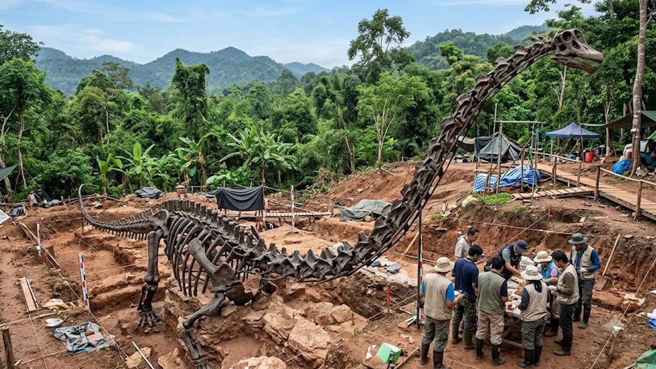 Tayland'da 150 milyon yıllık yeni dinozor türü keşfedildi