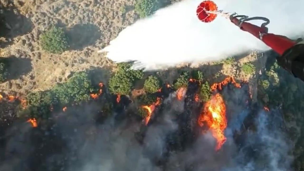 Menemen'deki yangın kontrol altına alındı