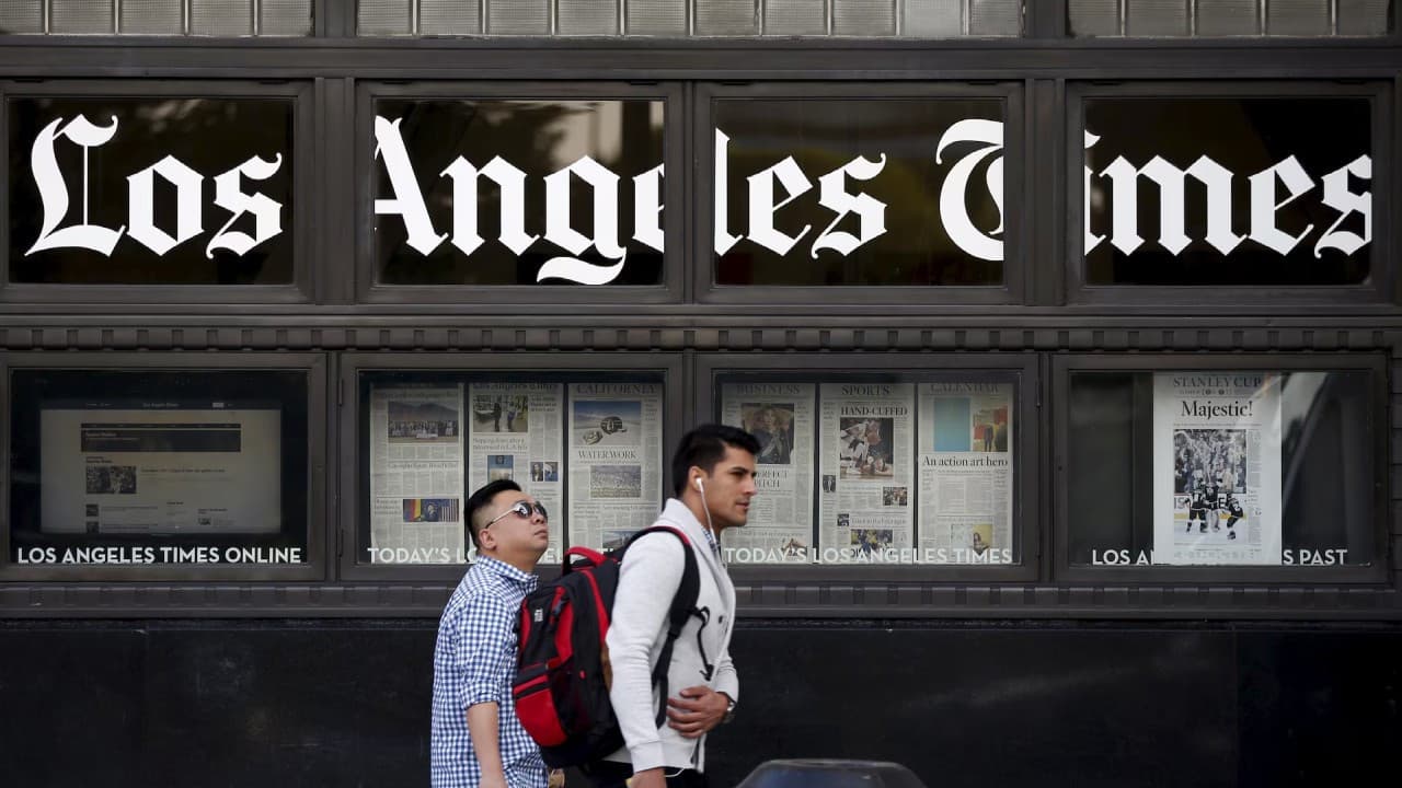 Los Angeles Times'ta ödeme gecikmeleri nedeniyle gazeteciler zor durumda