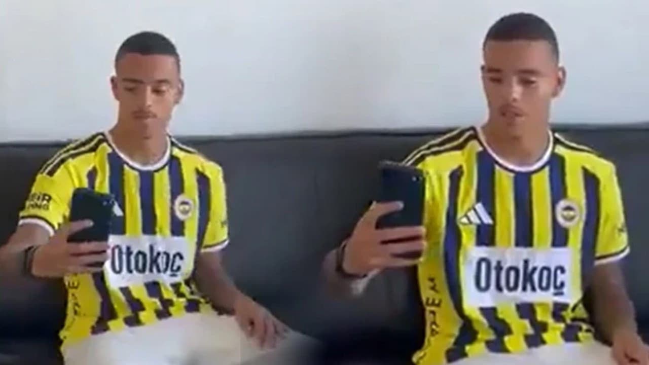 Mason Greenwood, Fenerbahçe için İstanbul'a geldi