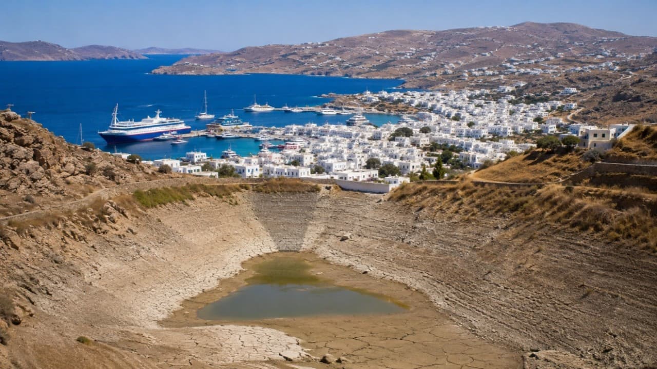 Yunan adaları kuraklık nedeniyle acil durum ilan etti
