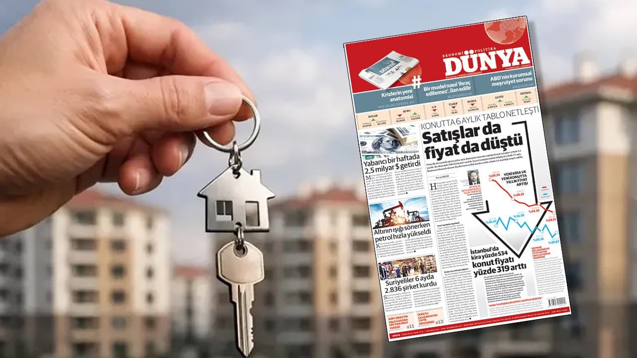 Konut satışları ve fiyatları düştü