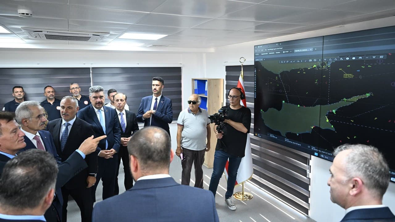 KKTC'de Gemi Trafik Hizmetleri Sistemi devreye girdi