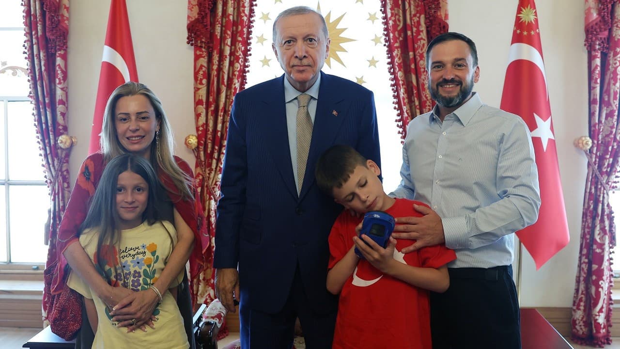 Cumhurbaşkanı Erdoğan, Joshua Harris'i kabul etti