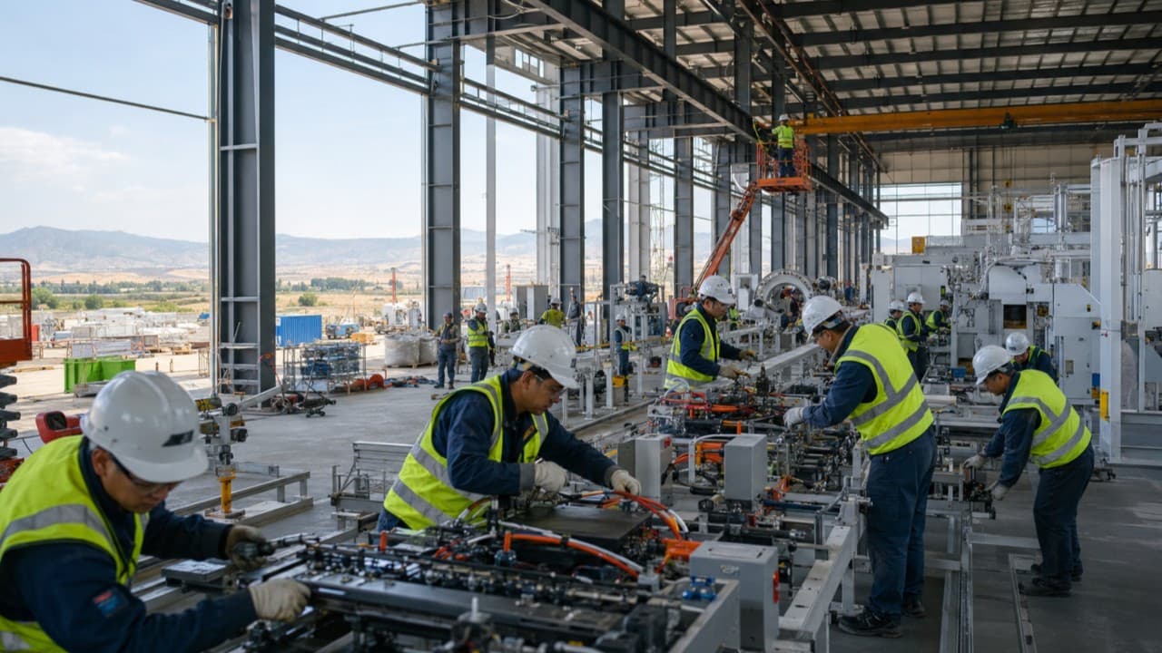 Stellantis'in İspanya'daki batarya fabrikasında 1.700 Çinli işçi çalışacak