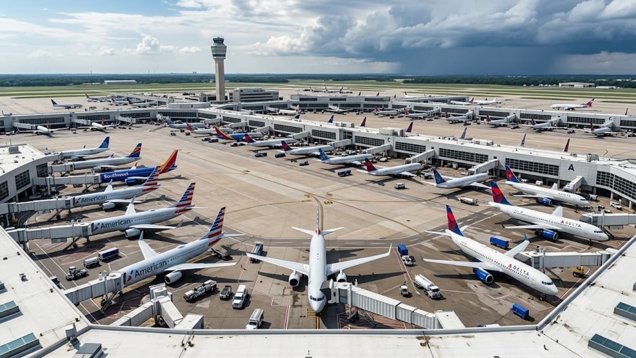 American Airlines'daki arıza nedeniyle 1.100 uçuş gecikti