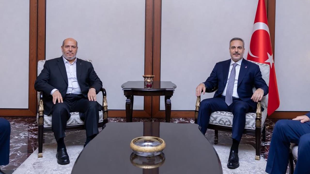 Hakan Fidan, Hamas lideri Halil el-Hayye ile görüştü