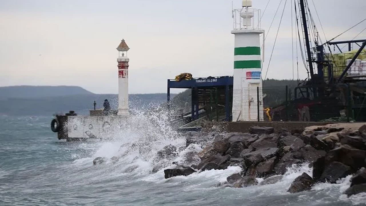 Marmara Denizi'nde fırtına bekleniyor