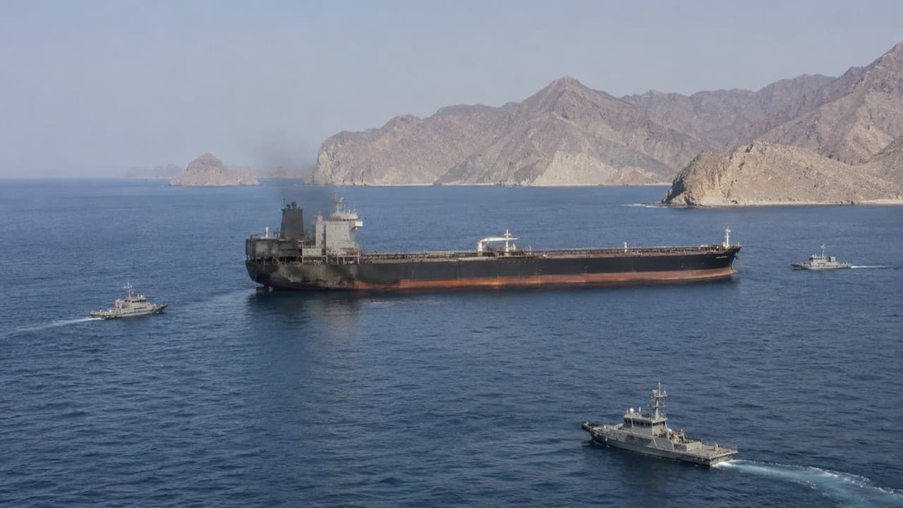Hürmüz girişinde tanker hasar gördü, kontrol kaybedildi