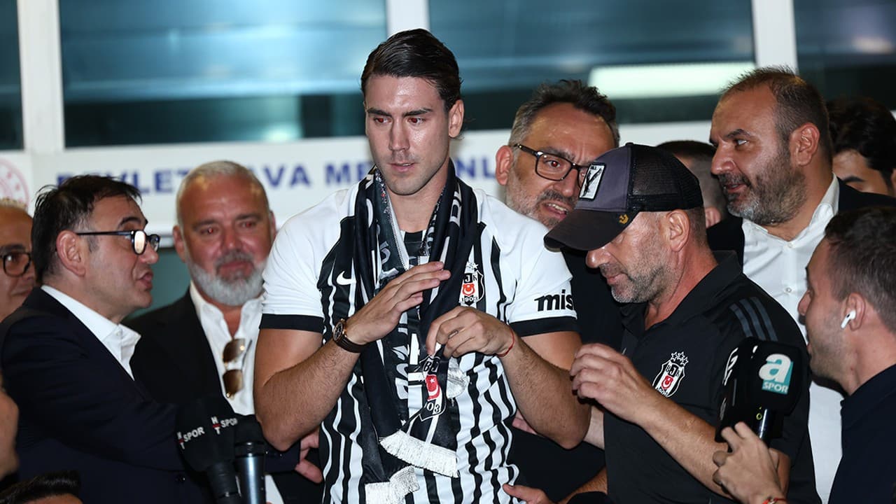 Dusan Vlahovic İstanbul'a geldi