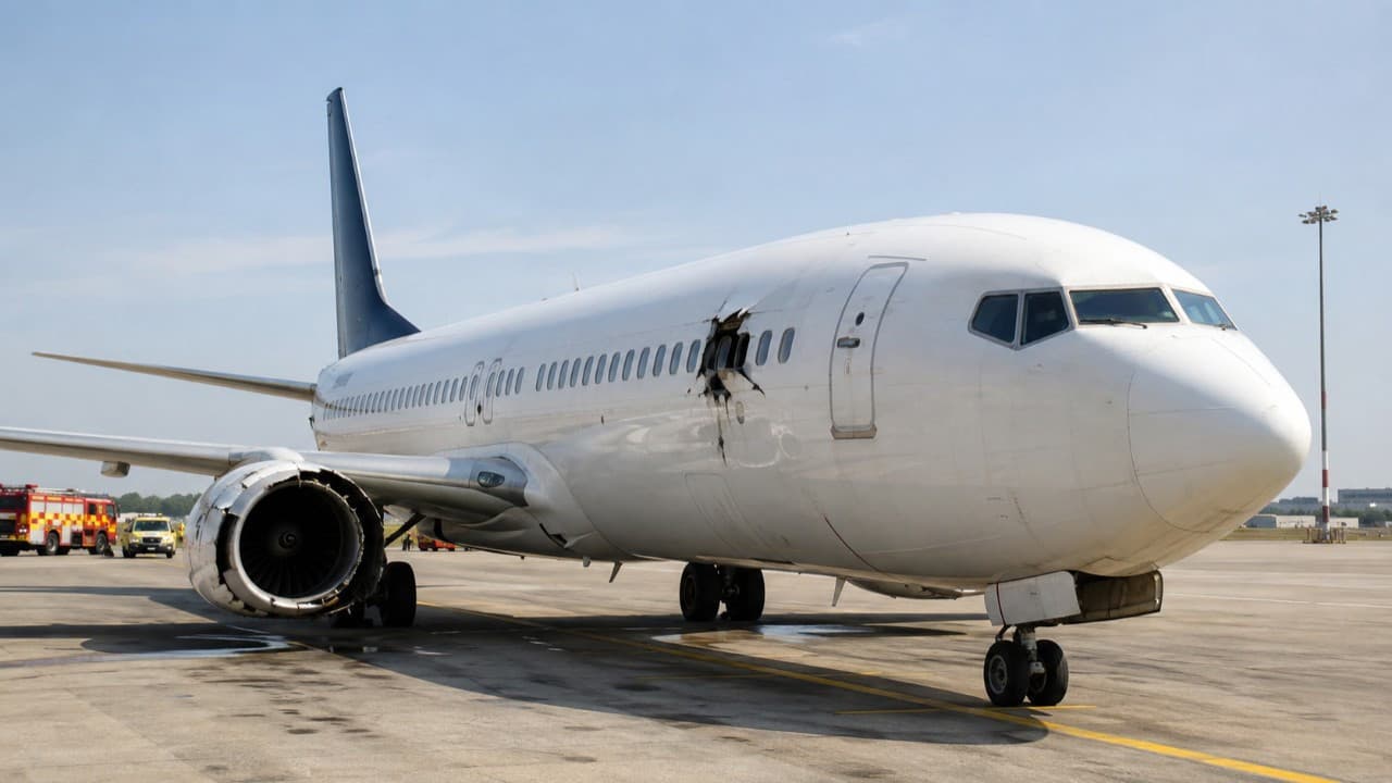 Ryanair uçağındaki olayın nedeni motor parçası olarak belirlendi