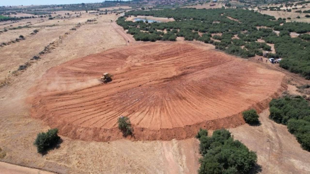 Manisa'da çok amaçlı gölet inşa ediliyor