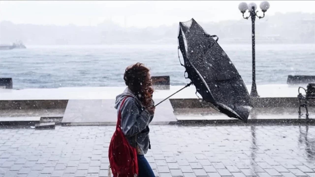 Meteoroloji'den sağanak ve fırtına uyarısı