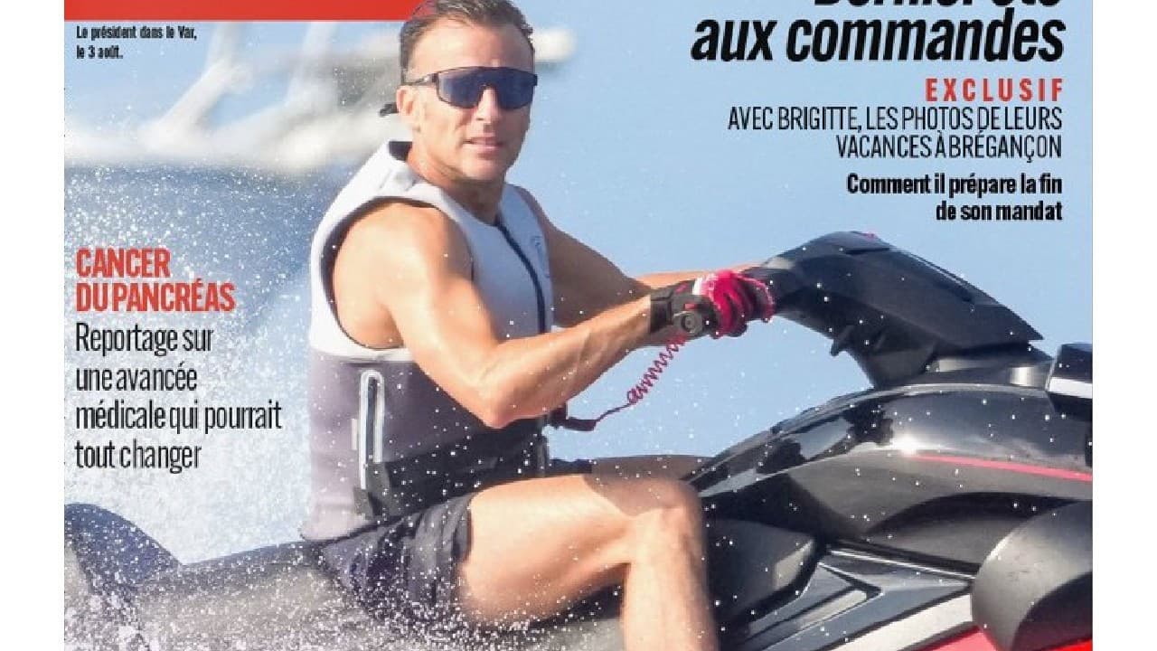 Fransa'daki orman yangınları sürerken Macron tatilde görüntülendi