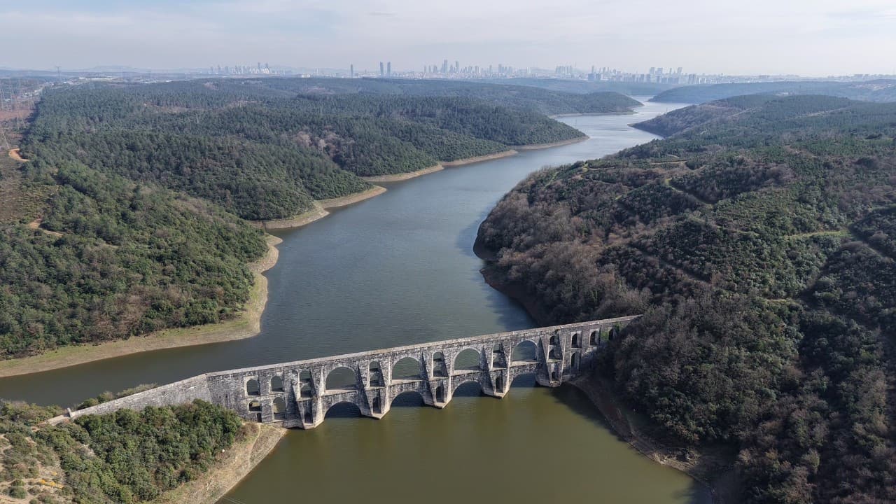 İstanbul'daki barajların doluluk oranı yüzde 50'nin altına düştü