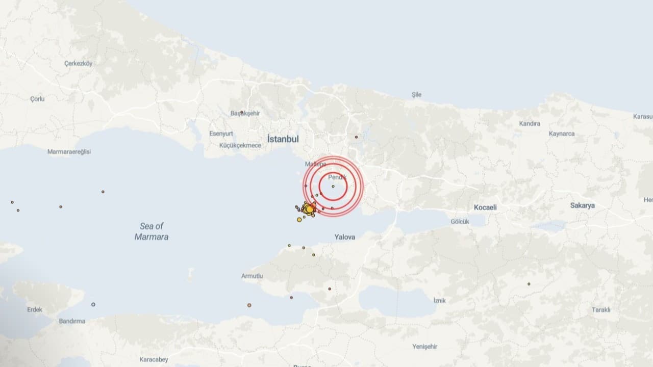 Kandilli, Adalar'da 117 deprem kaydedildiğini açıkladı