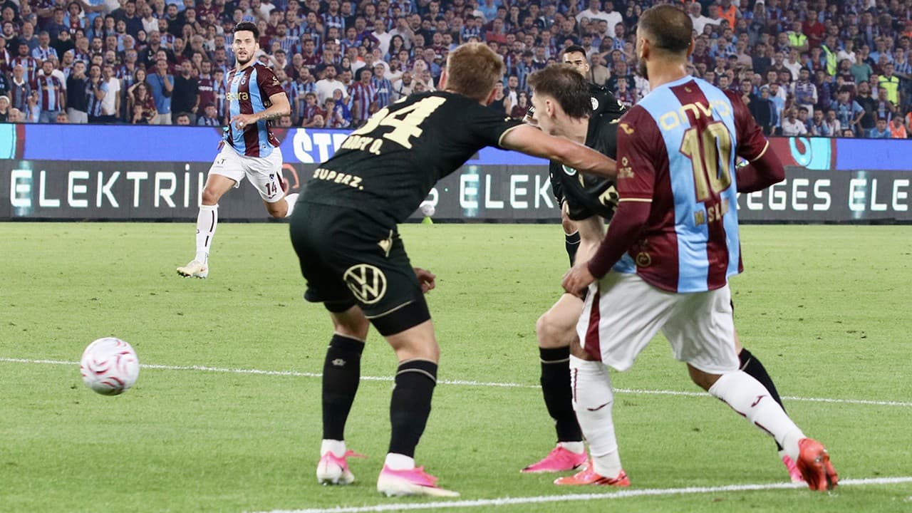 Trabzonspor, Ferencvaros'a 1-0 yenilerek tur şansını rövanşa bıraktı