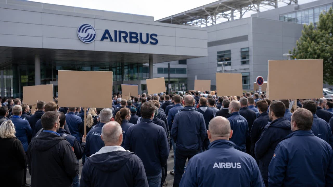 Airbus, grevler nedeniyle uzaktan çalışma planını iptal etti