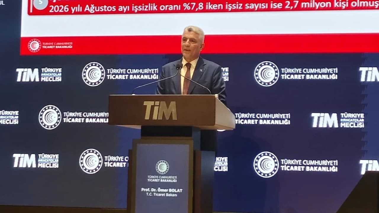 Bakan Bolat, 2026 ihracat hedefinin 3 ay önce aşıldığını duyurdu