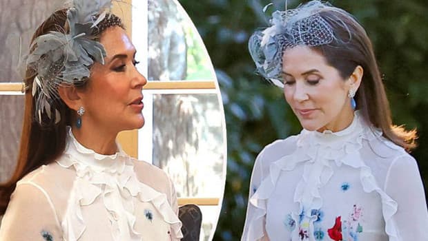 Dört çocuktan sonra adeta yeniden "gelin" oldu! Bu ne güzellik böyle beyazlar içinde