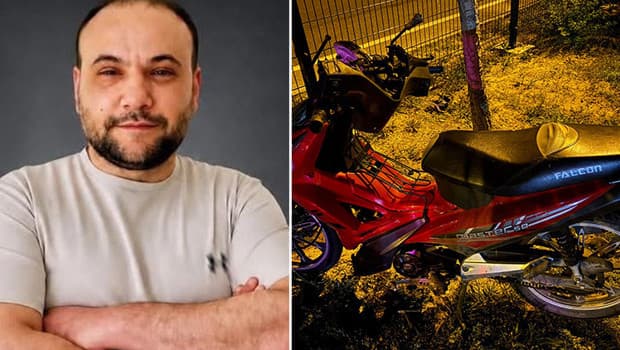Motosiklet kazasında Hüseyin Ökçe hayatını kaybetti