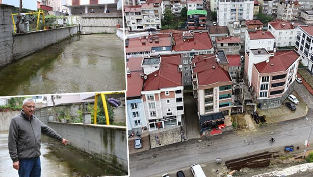 Samsun'da 4 bina su baskını nedeniyle boşaltıldı