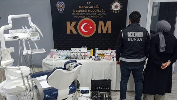 Bursa'da sahte diş hekimi çifti gözaltına alındı