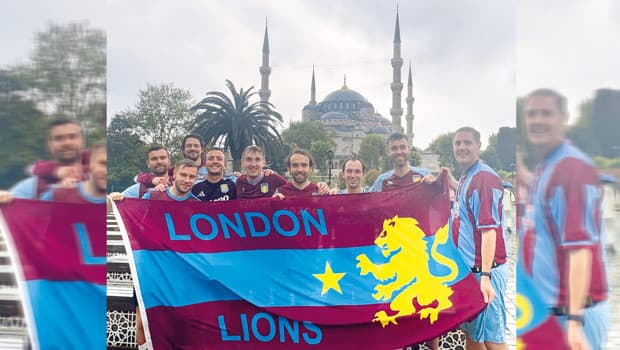 Aston Villa taraftarları İstanbul'u keşfetti