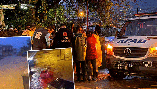Hatay'da sağanak yağış nedeniyle köprü çöktü, 1 ölü, 3 yaralı