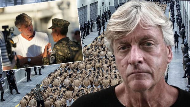 Richard Madeley, El Salvador'daki CECOT hapishanesini ziyaret etti